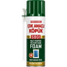 Nzb Profesyonel Çok Amaçlı Poliüretan Montaj Köpüğü S801 - Tamir, Dolgu ve Izolasyon Köpüğü 300 ml