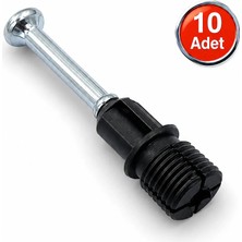 Alet Çantam Minifix Mili Kendinden Dübelli Mobilya Dolap Bağlantı Vidası 10MM - 10 Adet