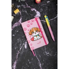 Dival Notebook 9X14 cm Sert Kapak Çizgili Not Okul Defteri - Havhav Köpek