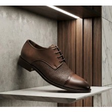 Klasik Erkek Ayakkabı Leosteps Brown Wave