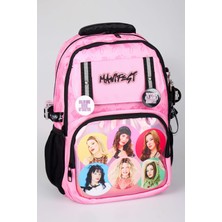 x Dekomus Lisanslı Manifest Toz Pembe Collection Okul Çantası