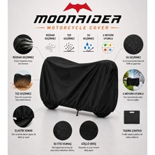 MOONRIDER Su Geçirmez Premium Motosiklet Branda 450CC Altı Motorlar Lastikli Taşıma Çantalı Motorsiklet Çadırı