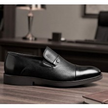 klasik Erkek Ayakkabı Leosteps Black Asta