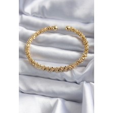 316L Çelik Gold Renk Kadın Bileklik 5886 - 9016-5690