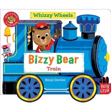 Nosy Crow Bizzy Bear Whizzy Wheels Train  With 4 Moving Wheels!