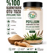 Anadolunun Özü Karnıyarık Otu Tozu 150G - Psyllium Husk Powder-Yüksek Lif | Sindirim & Bağırsak Dostu | Glutensiz | Doğal Tokluk Desteği