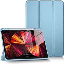 Motto Ticaret Mey Ithalat®   iPad Pro 11 (2024) Kılıf Tablet Smart Kılıf - Mavi