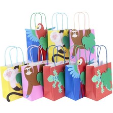 Meri Meri - Jungle Jamboree Party Bags - Jungle Jamboree Parti Çantaları - 8 Adet