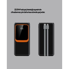 Ematcrt Powerbank 20000 Mah Dijital Ekranlı ve Çok Kablolu Hızlı Şarj Cihazı - Lisinya