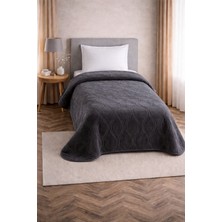 Bella Home Kristal Tek Kişilik Düz Renk Battaniye |160X220 cm | Modern, Yumuşak ve Konforlu