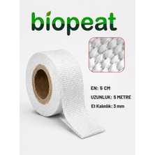 Biopeat Cam Elyaf Isı Yalıtım Bandı 5 Metre 50 mm – Egzoz Sargı Bezi
