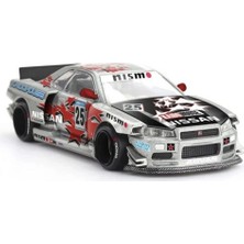 Timion Mey Ithalat® Model Araç x Kaidohouse 1/64 Nissan Skyline Gt-R (R34) Kaido Star Racing V1