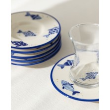 Madame Coco Luxe Poisson 6'lı Çay Tabağı Seti