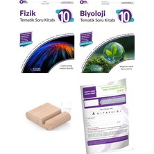 Palme Yayınevi 10.sınıf Fizik Biyoloji Tematik Soru Bankası -Maarif Model 2027+TYT Deneme+Telefon Tutucu