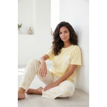 Lela Pamuklu Regular Fit Bisiklet Yaka Cep Detaylı Pijama Takımı Bayan Pijama Takımı 6091325
