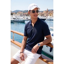 Buratti Pamuklu Regular Fit Fermuarlı Polo Yaka T Shirt Erkek Polo T Shirt 5902434