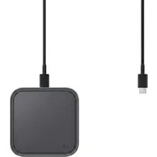 Mucize Samsung EP-P2400T 15W Kablosuz Hızlı Şarj Cihazı 25W Başlık 1m Type-C To Type Kablo - Siyah Ep-P