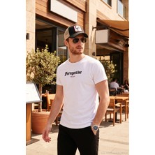 Buratti Pamuklu Slim Fit Bisiklet Yaka T Shirt Erkek T Shirt 541PERSPECTIVE