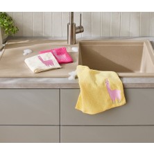 Tchibo Üniversal Temizlik Bezi 3 Adet Beyaz 60 cm x 40 cm %85 Polyester Malzeme ile Uzun Ömürlü