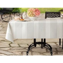 Madame Coco Raymond Masa Örtüsü - Gri / Beyaz - 140x200 Cm