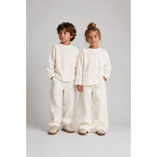 DoaMini Çocuk Unisex Pamuklu Uzun Kollu Basic Tişört