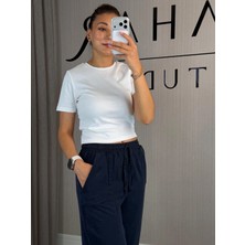 Bahar  Pamuklu Kadın Jogger Pantolon
