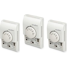 Smallart TR-110M Mekanik Oda Termostatı 3'lü Set Analog Fancoil Termostatı - 3 Adet