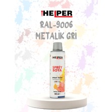 Helper RAL 9006 Metalik Gri Akrilik Sprey Boya 300 ML