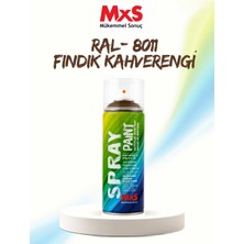 MxS RAL 8011 Fındık Kahverengi Akrilik Sprey Boya 400 ML