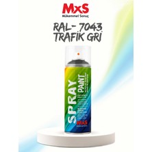 MxS RAL 7043 Trafik Gri Akrilik Sprey Boya 400 ML