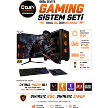 Özlen  X17 RYZEN 5 5500 RX 580 8GB 32GB RAM 1TB M.2 SSD 24'' Full HD 200Hz Oyuncu Bilgisayarı