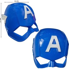 Pandoli Çocuk Boy Kaptan Amerika Captain America Maskesi 1 Adet 21X16 cm