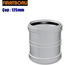 Fırat Pvc Atık Su Kayar Manşon 125MM, 1 Adet