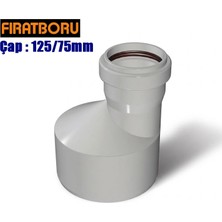 Fırat Pvc Redüksiyon 125/75MM 1 Adet