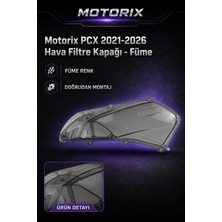 Pcx 2021-2026 Hava Filtre Kapağı - Füme