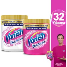 Vanish Oxi Action Deterjan Güçlendirici ve Leke Çıkarıcı Toz Beyazlar için 480 Gr + Renkliler için 480 Gr