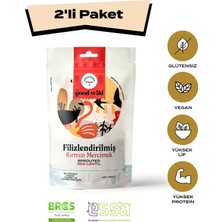 The Good Wild Filizlendirilmiş Kırmızı Mercimek | Glutensiz Kuru Bakliyat | Vegan | Glutensiz Ürünler | 2X175 gr