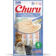 Ciao Churu Cream Ton Balıklı Kedi Ödülü 4 x 14 gr