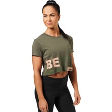 Better Bodies Womens Astoria Cropped Tee Grey