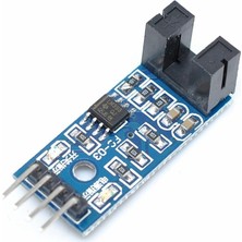 Emay Center LM393 Optik Hız Sensörü Modülü Kızılötesi Slot Tipi Enkoder Okuyucu Fc-03