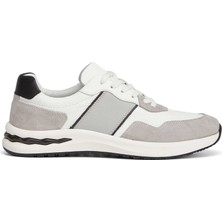 Tergan Gri Hakiki Deri Erkek Sneaker - E26I1AY57744-T3O