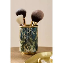 Anthropologie Mckay Desenli Emaye Metal Banyo Bardağı