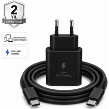 Schitec 45W Hızlı Şarj Adaptörü ve 1 Metre Type-C Type-C Hızlı Şarj Kablo Set Siyah