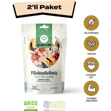 The Good Wild Filizlendirilmiş Yeşil Mercimek | Glutensiz Kuru Bakliyat | Vegan | Glutensiz Ürünler | 2X175 gr