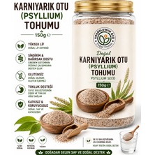 Anadolunun Özü Karnıyarık Otu (Psyllium) Tohumu 150g | Yüksek Lif | Sindirim & Bağırsak Dostu | Glutensiz | Tokluk Desteği