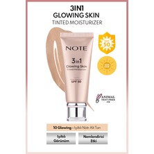 3 in 1 Glowing Skin Tinted Moisturizer SPF 50 Işıltılı Aydınlatıcı Krem