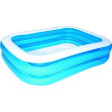 Bestway 54005 Dikdörtgen Aile Havuzu, 201 x 150 x 51 Cm, Yeşil