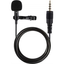 Bezos 3.5mm Jak 1.5 Metre Double Mikrofon - Siyah