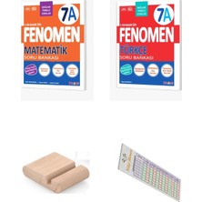 Fenomen Yayıncılık 7. Sınıf 7A Matematik + 7A Türkçe Soru Bankası 2027 Maarif Model + Telefon Tutucu + Çözüm Ayracı