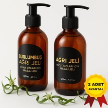 Bezos Burlumbuş Otu Vücut Masaj Jeli 120 ml 2'li Set